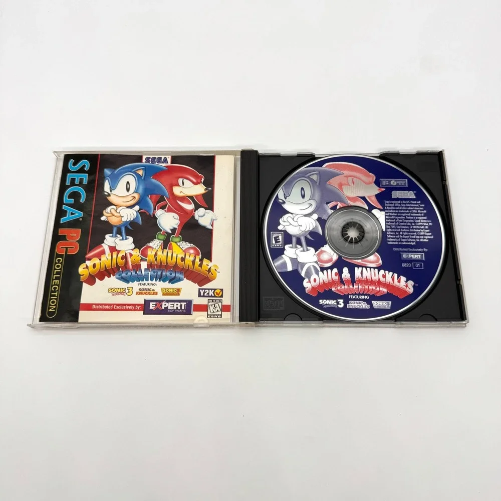 Sonic & Knuckles Collection PC CD-ROM Sega Windows 95 98 Jewel Case Video Game